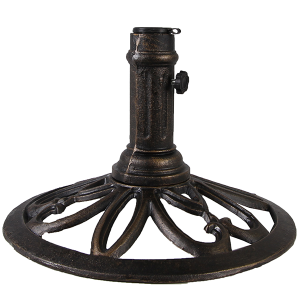 3PB-RND-BRO_P_Brown Outdoor Umbrella Stand ON WHITE